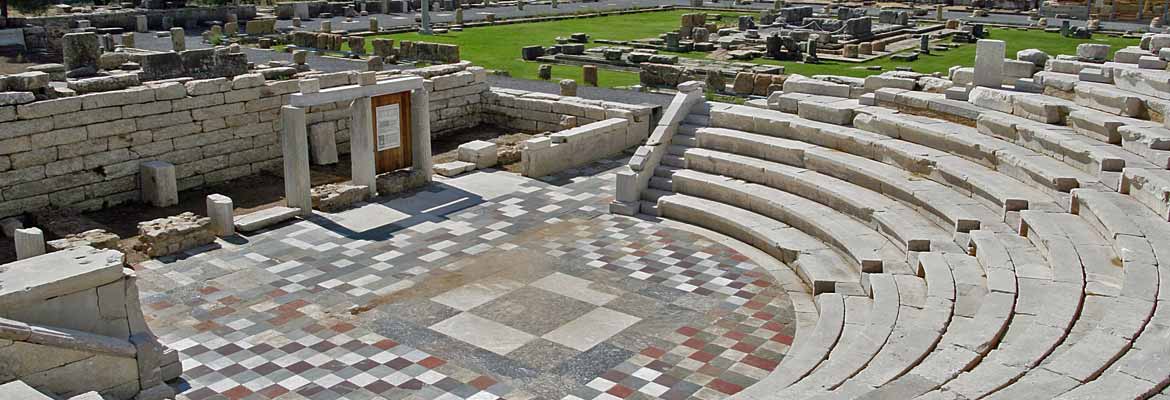 Ancient Theatre in Messene with Taxi Hellas